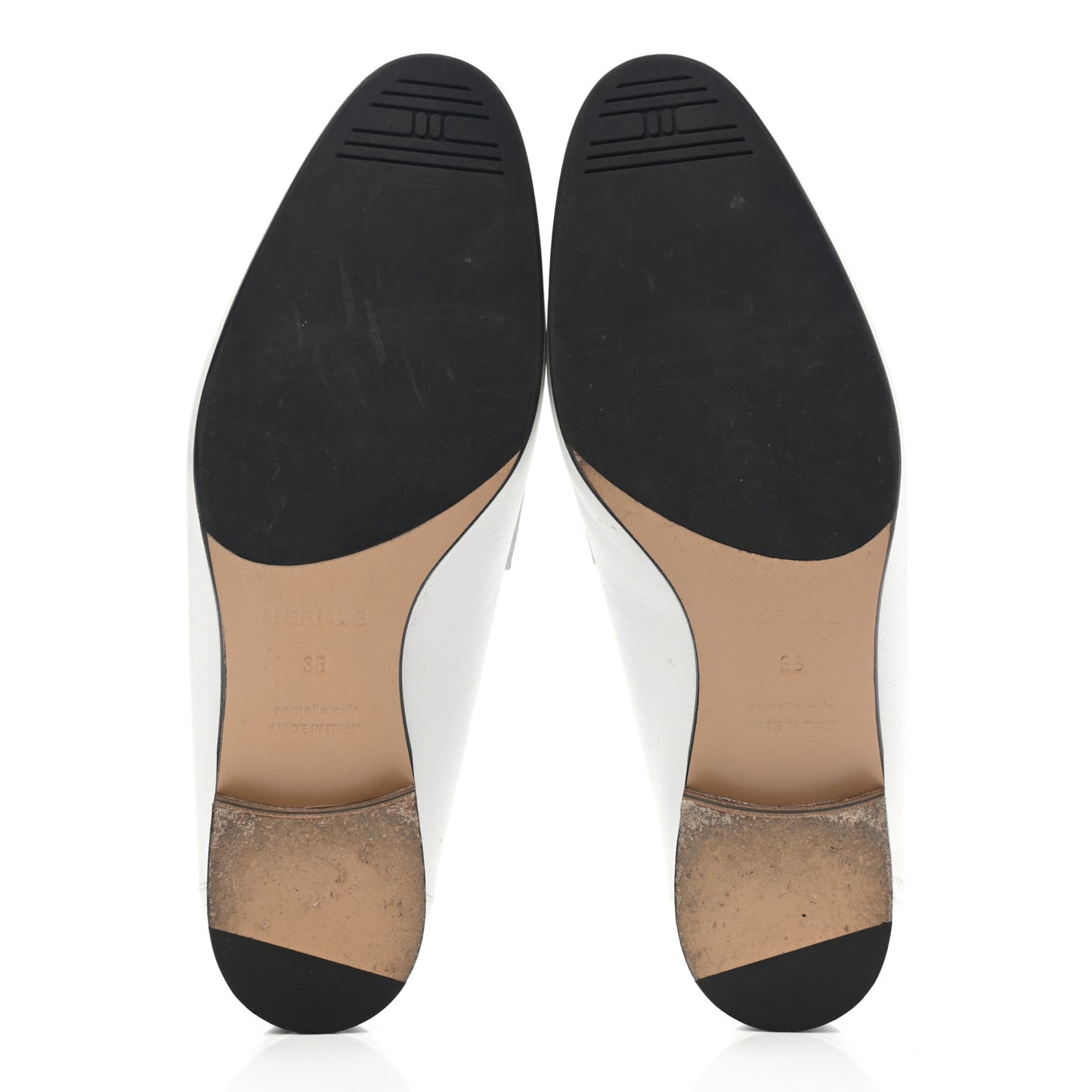Calfskin Womens Paris Loafers 36 White Bois De Santal