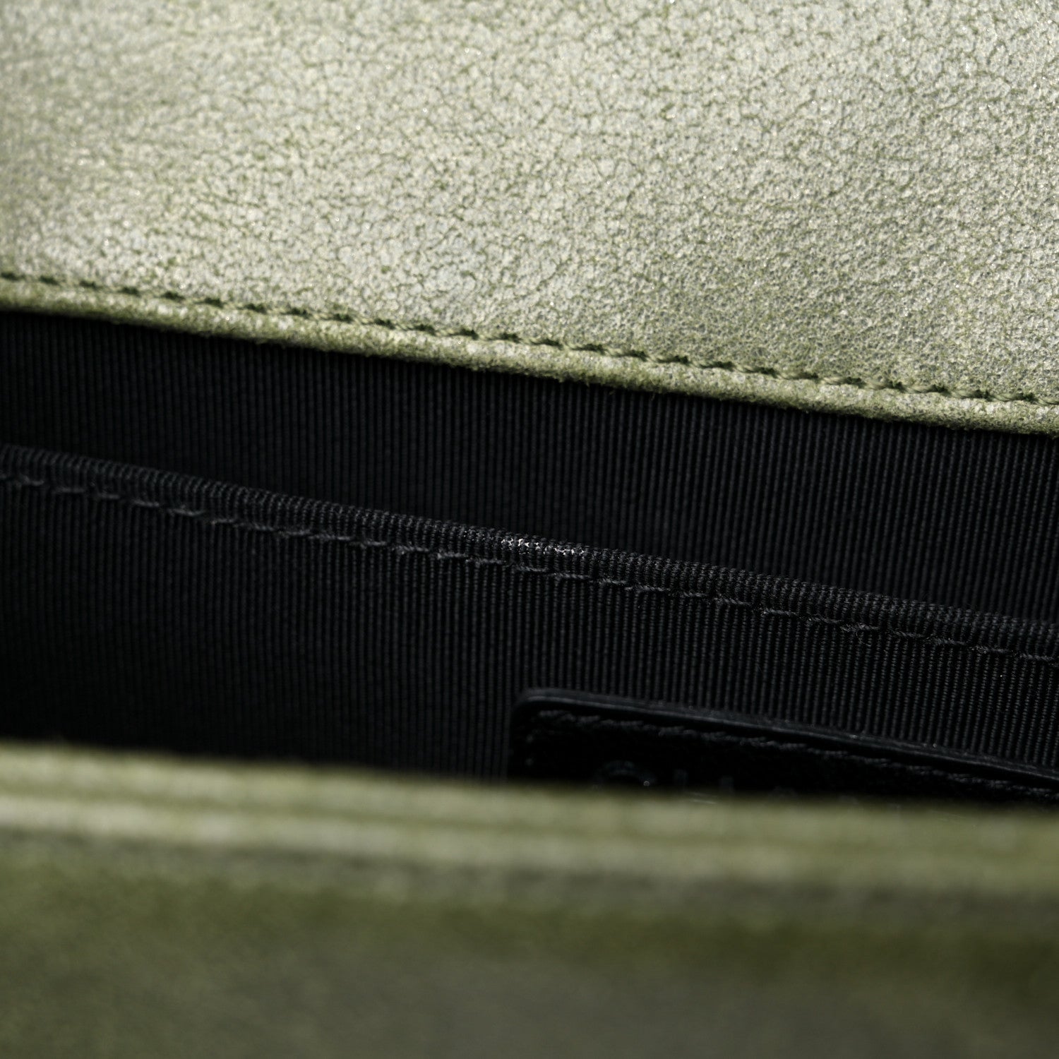 Chanel Goatskin Chesterfield Quilted Medium Celtic Boy Flap Green 11 of 14