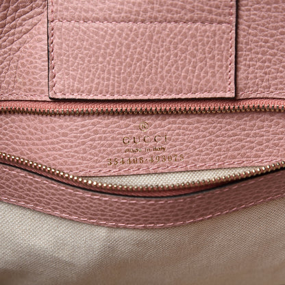 Gucci Dollar Calfskin Small Swing Tote Soft Pink 6 of 13