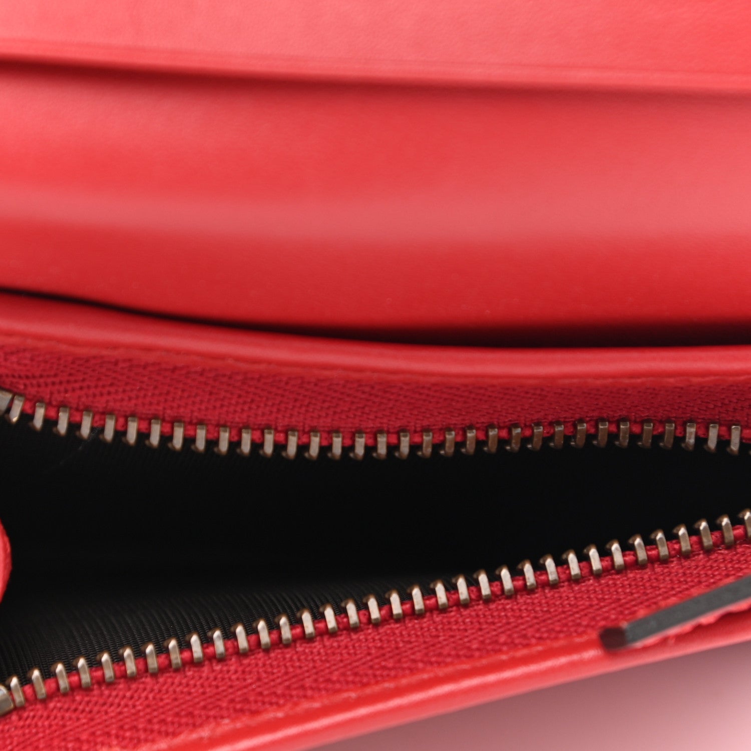 Gucci GG Supreme Monogram Cherry Embellished Card Case Wallet Hibiscus Red 6 of 8