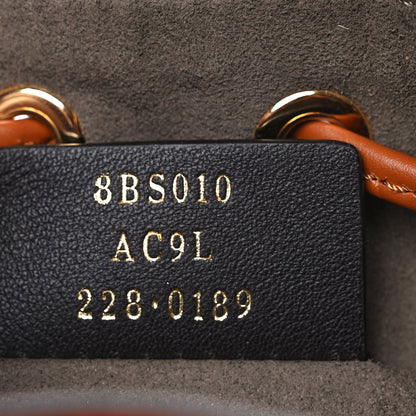 Fendi Vitello King F is Fendi Logo Embossed Mini Mon Tresor Bucket Bag Cuoio 8 of 10