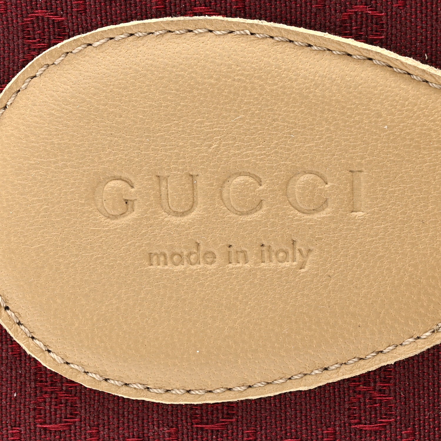 Gucci GG Monogram Suede Womens Criss Cross Slide Sandals 37 Beige Ruggine Cuir 7 of 12