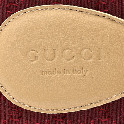 Gucci GG Monogram Suede Womens Criss Cross Slide Sandals 37 Beige Ruggine Cuir 7 of 12