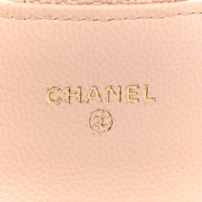 Chanel Caviar Quilted Mini Clutch With Chain Light Beige 6 of 10
