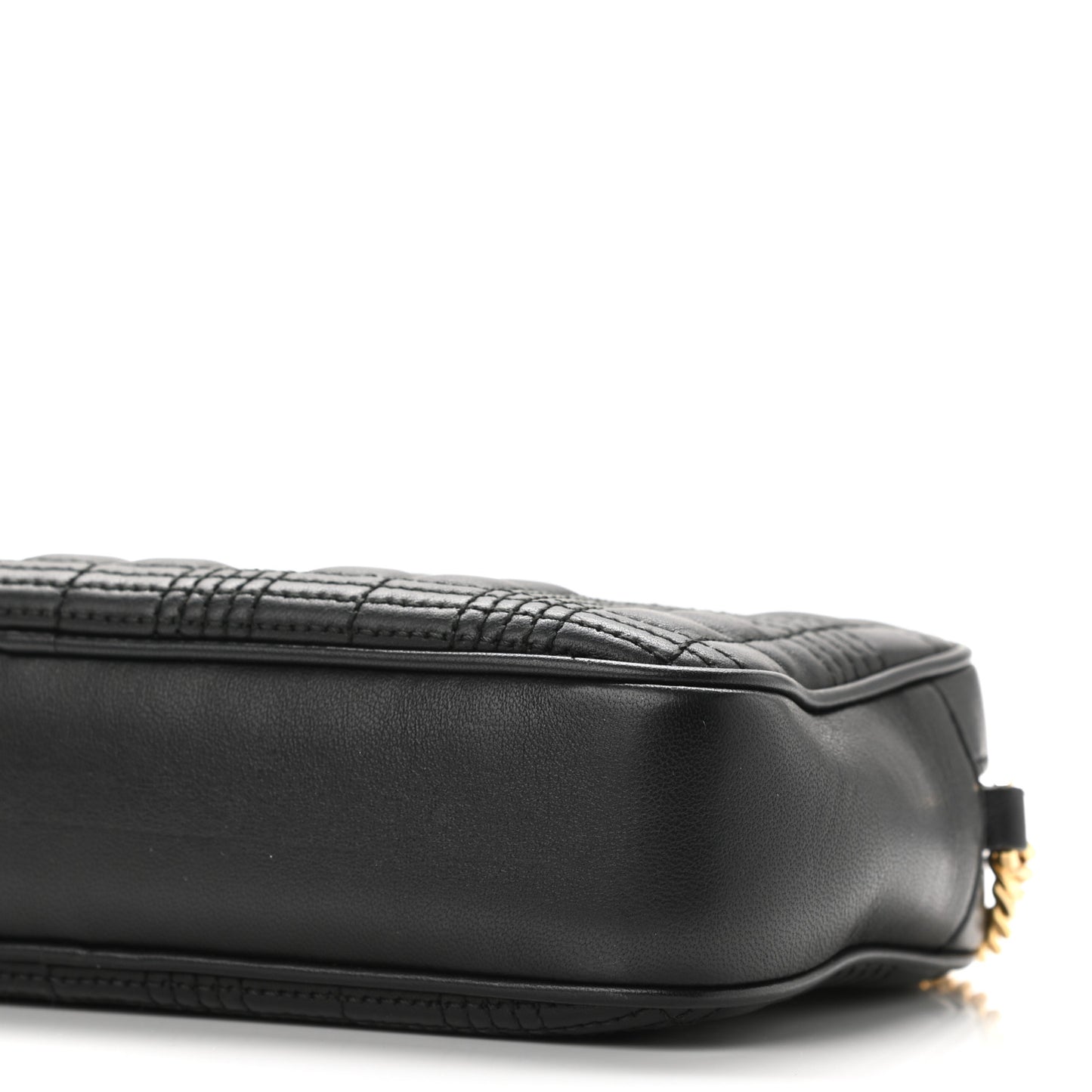 Lambskin Quilted Camera Bag Black