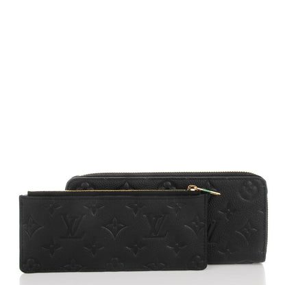 Louis Vuitton Empreinte Clemence Wallet Black 5 of 9