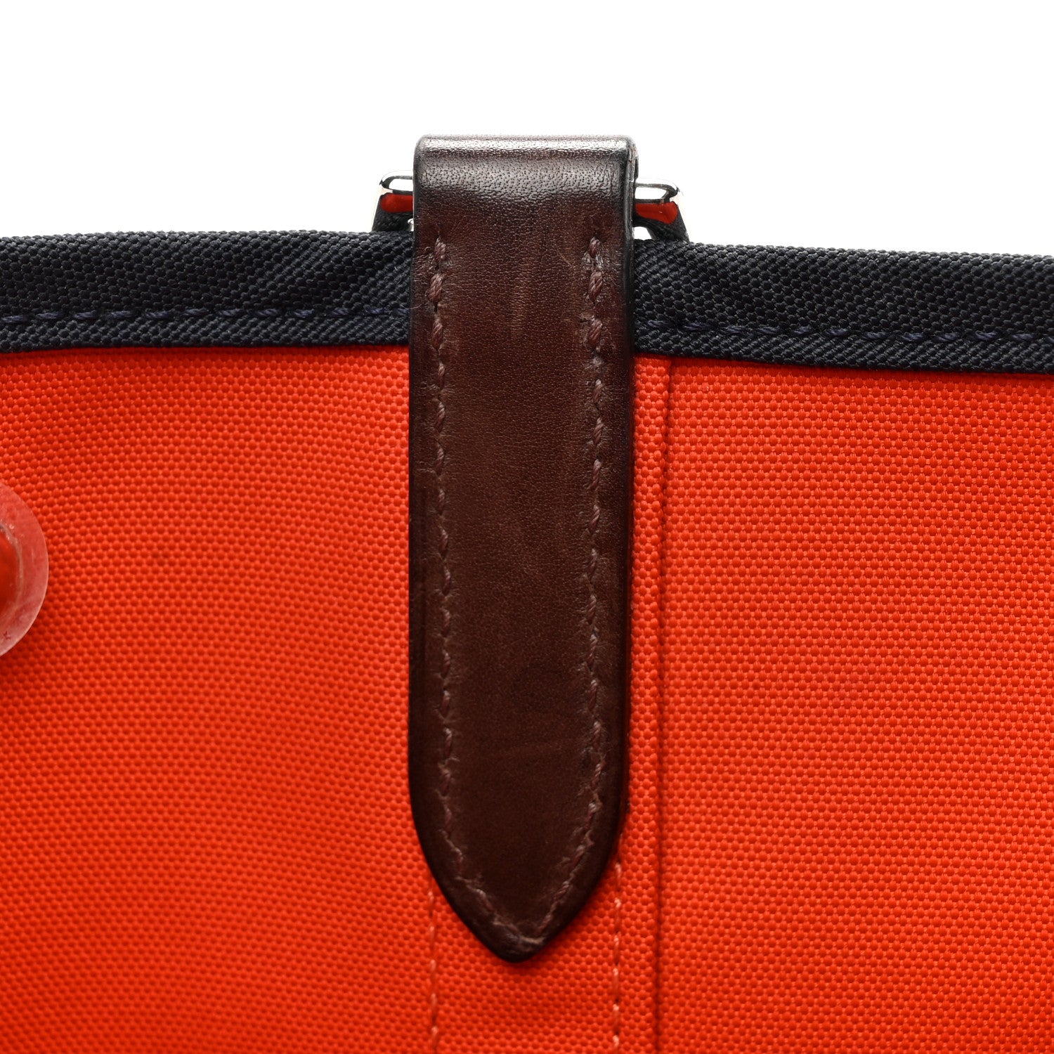 Hermes Toile Sac De Pansage Groom Bleu Navy Feu 12 of 15