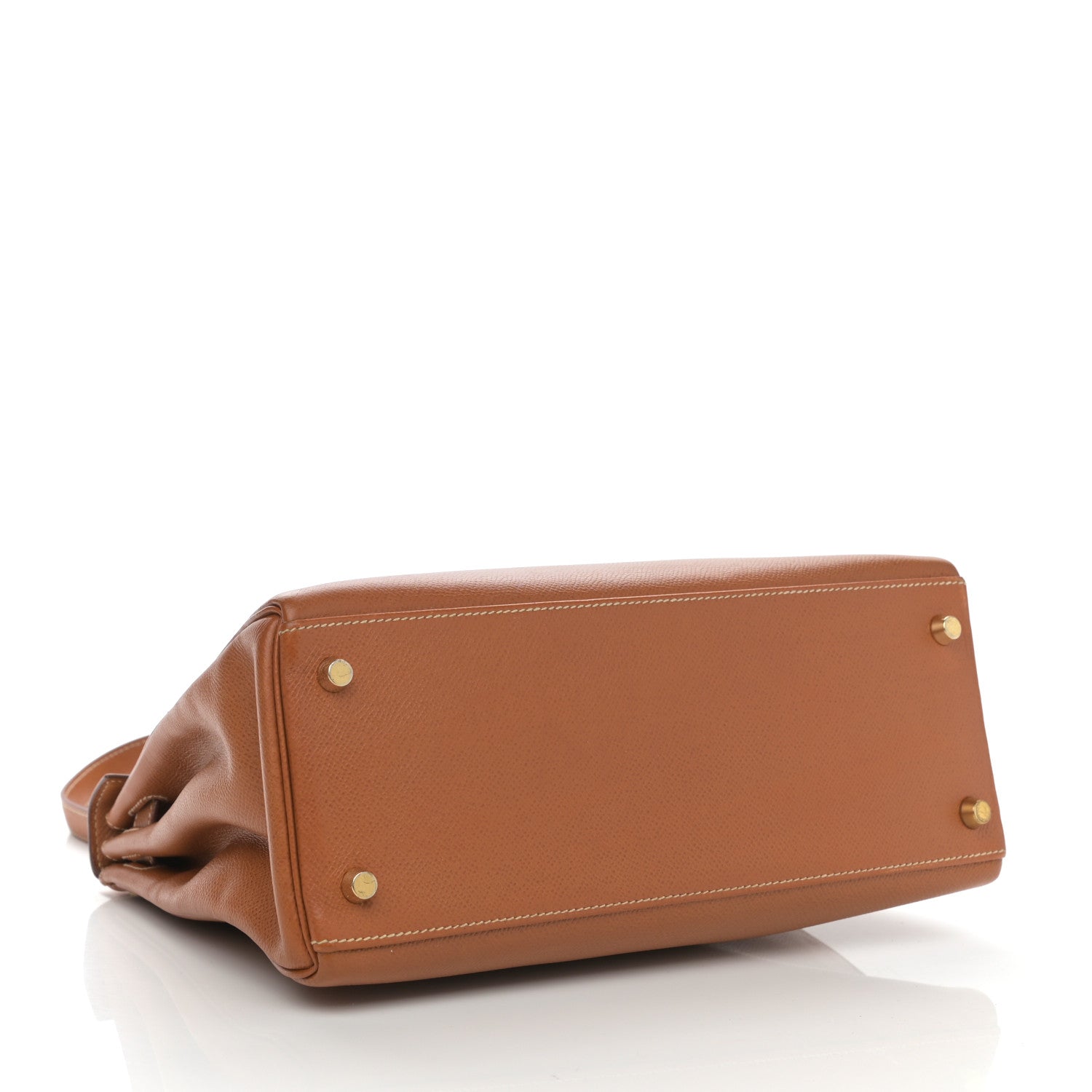 Hermes Courchevel Kelly Retourne 28 Gold 4 of 22