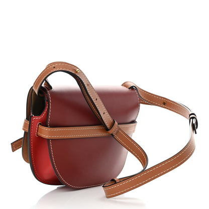 Loewe Calfskin Small Gate Crossbody Bag Garnet Pomodoro 3 of 13