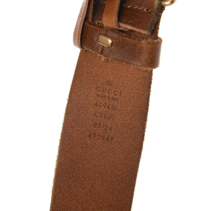 Gucci Faded Calfskin Double G 40mm Belt 85 34 Cuir 3 of 5