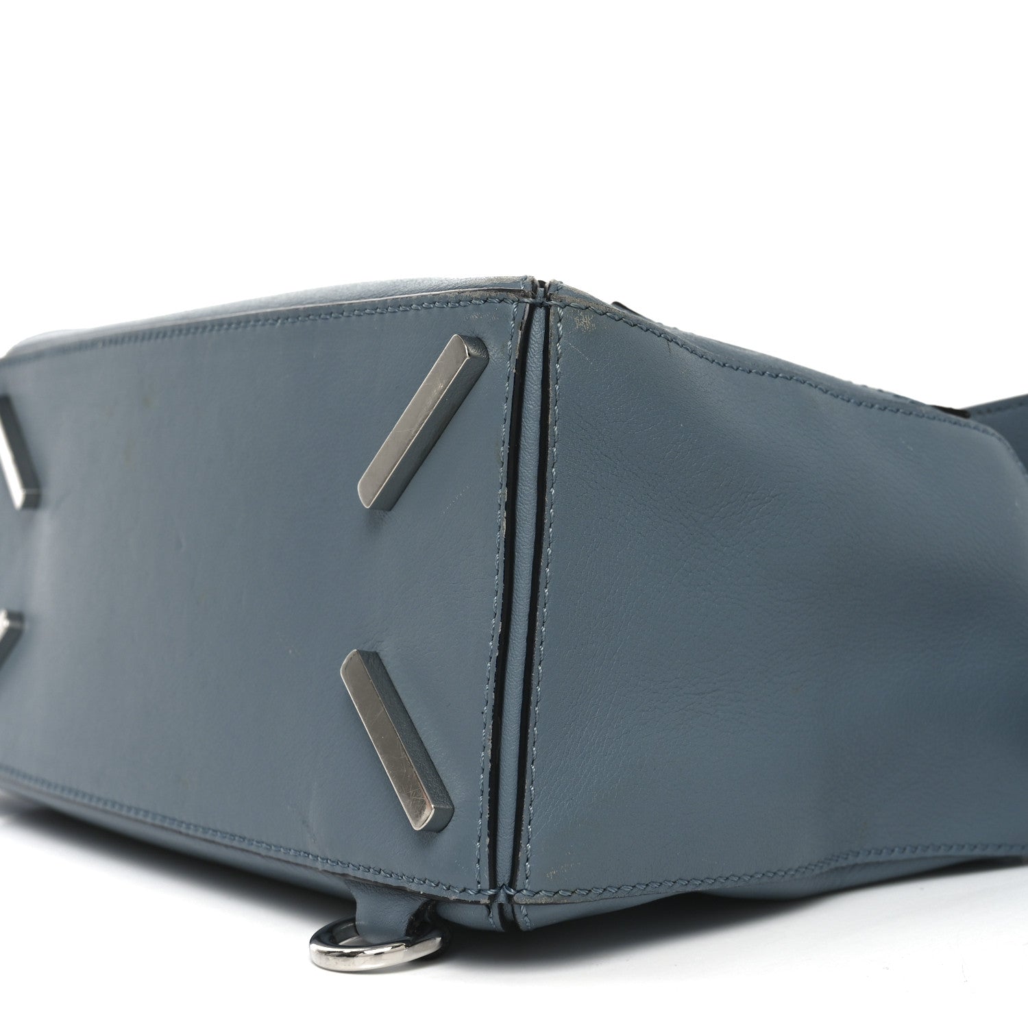 Loewe Calfskin Small Puzzle Bag Stone Blue 9 of 9