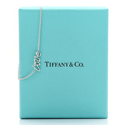 Tiffany Sterling Silver Graffiti Love Bracelet 5 of 5