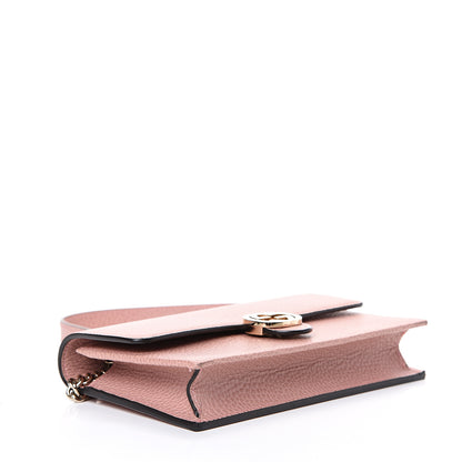 Gucci Dollar Calfskin Interlocking G Chain Wallet Soft Pink 3 of 13