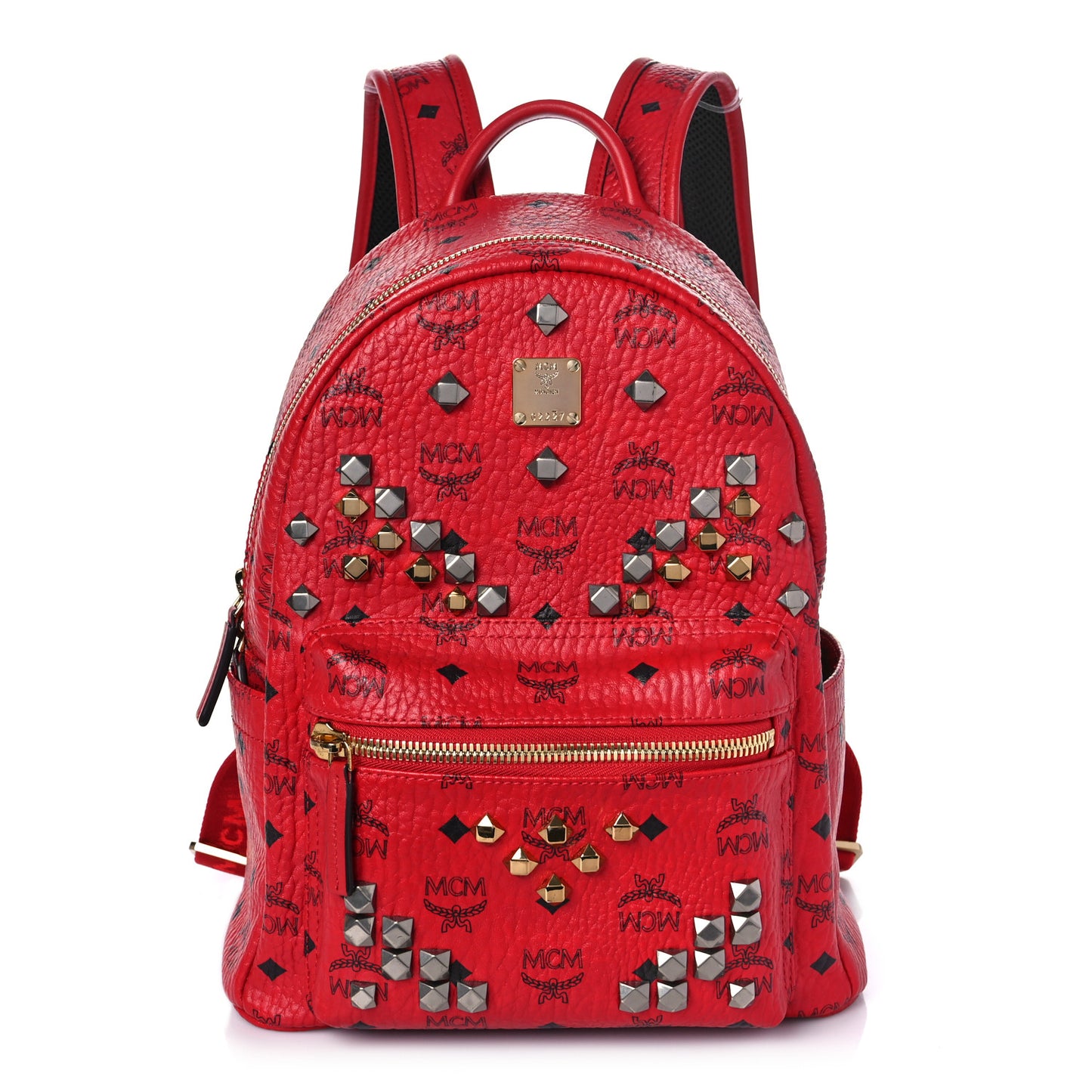 Visetos Studded Small Stark M Backpack Scooter Red