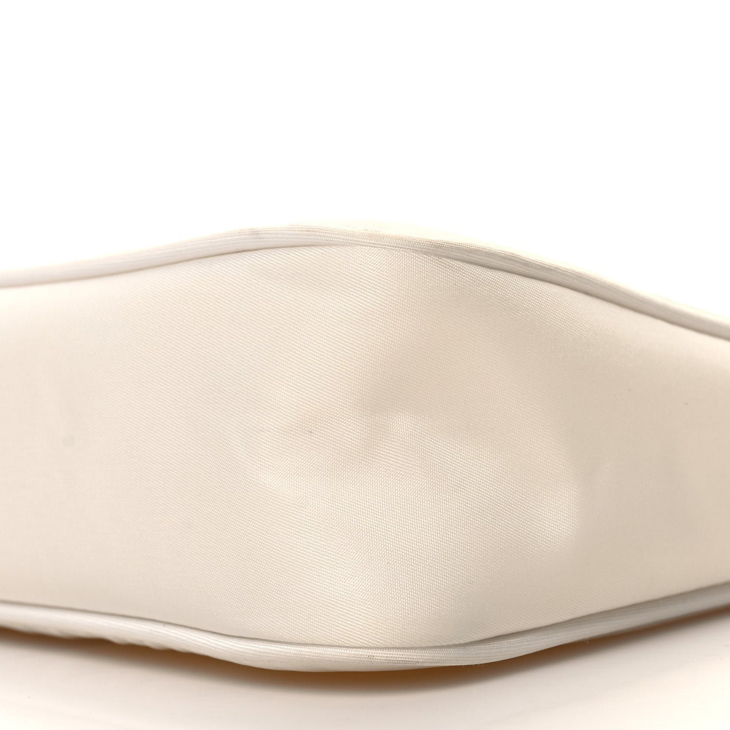 Re-Nylon Saffiano Mini Re-Edition 2005 Bag White