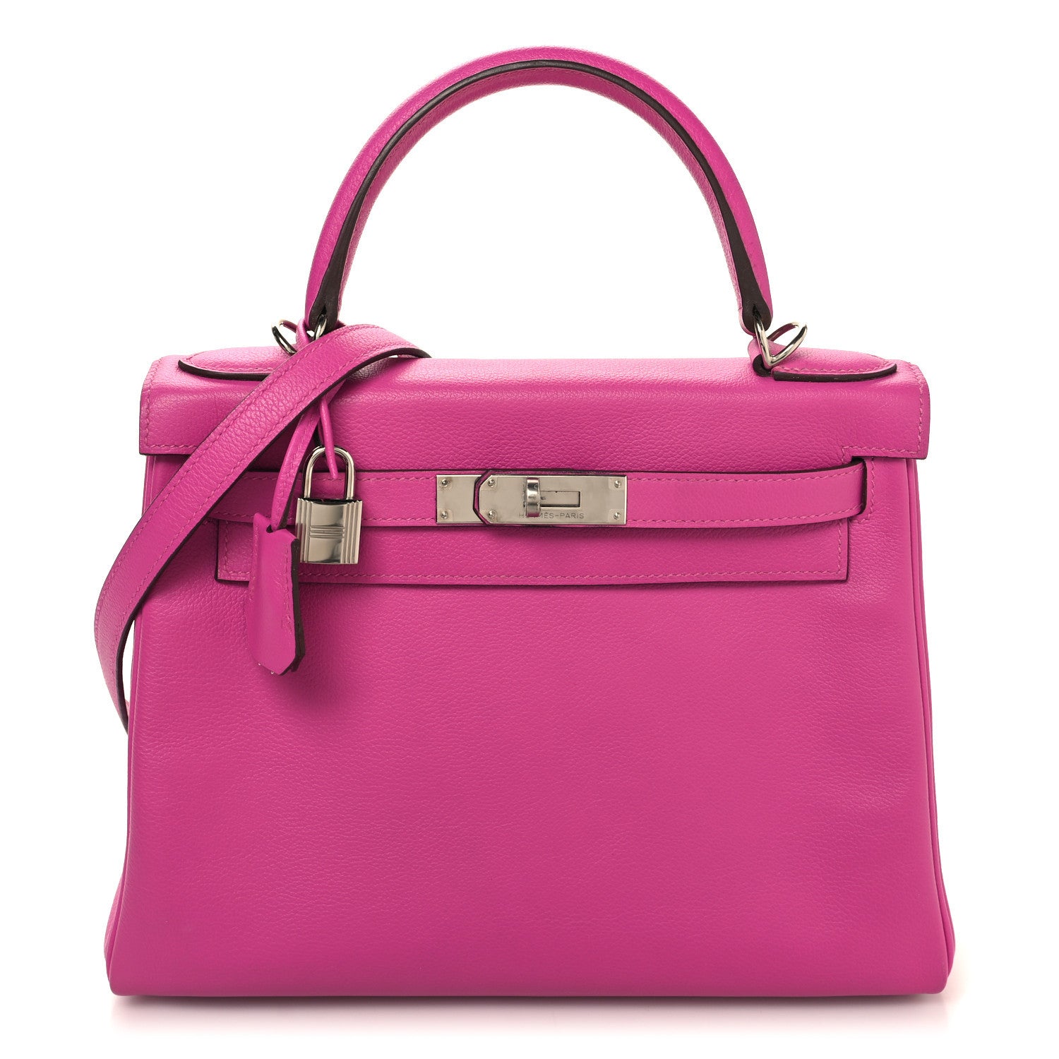 Hermes Evercolor Kelly Retourne 28 Rose Pourpre 1 of 14