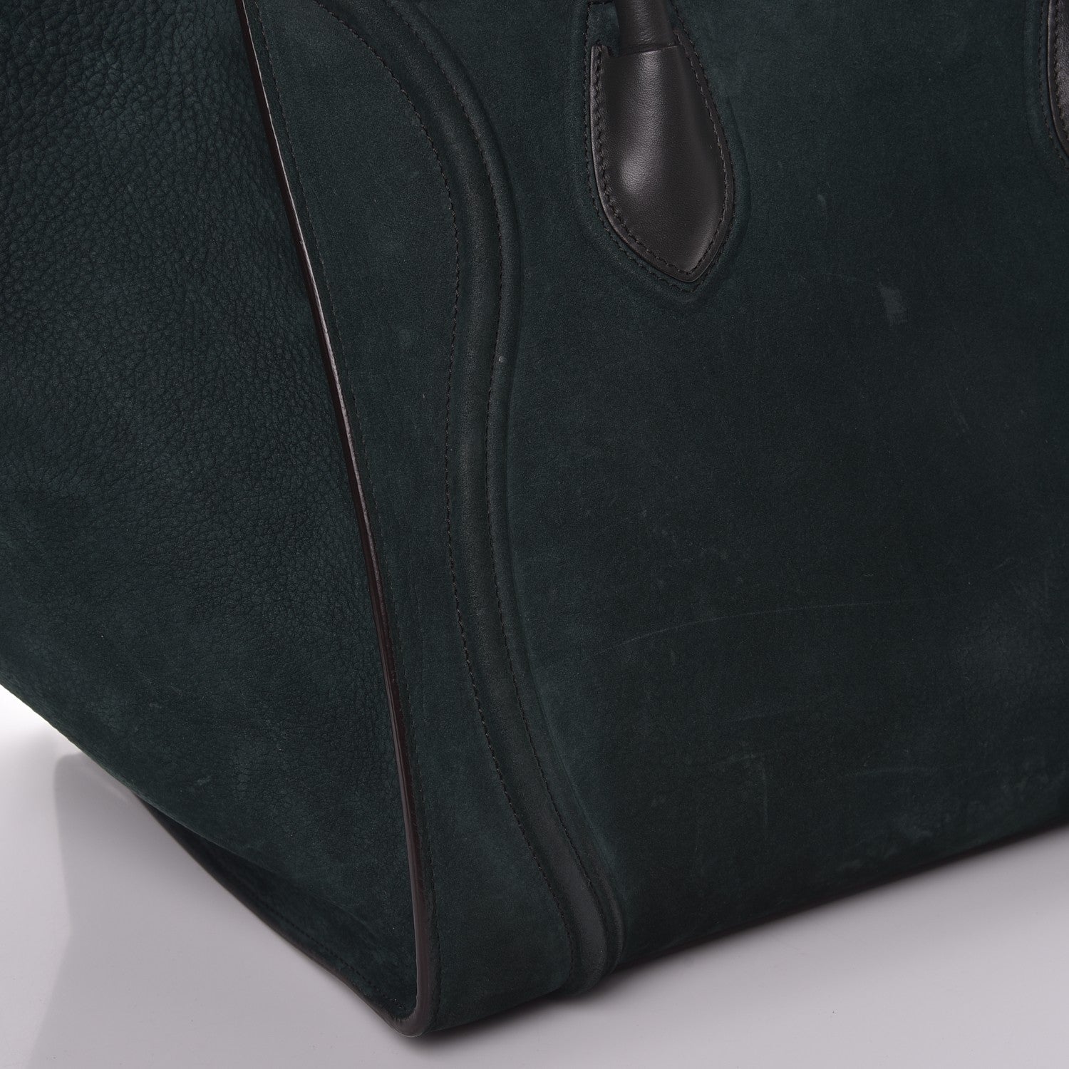 Celine Nubuck Medium Phantom Luggage Forest 12 of 14