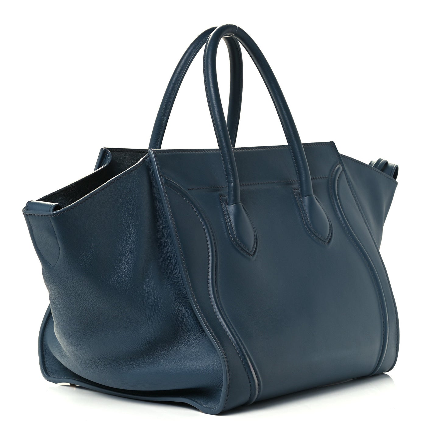 Smooth Calfskin Medium Phantom Luggage Slate