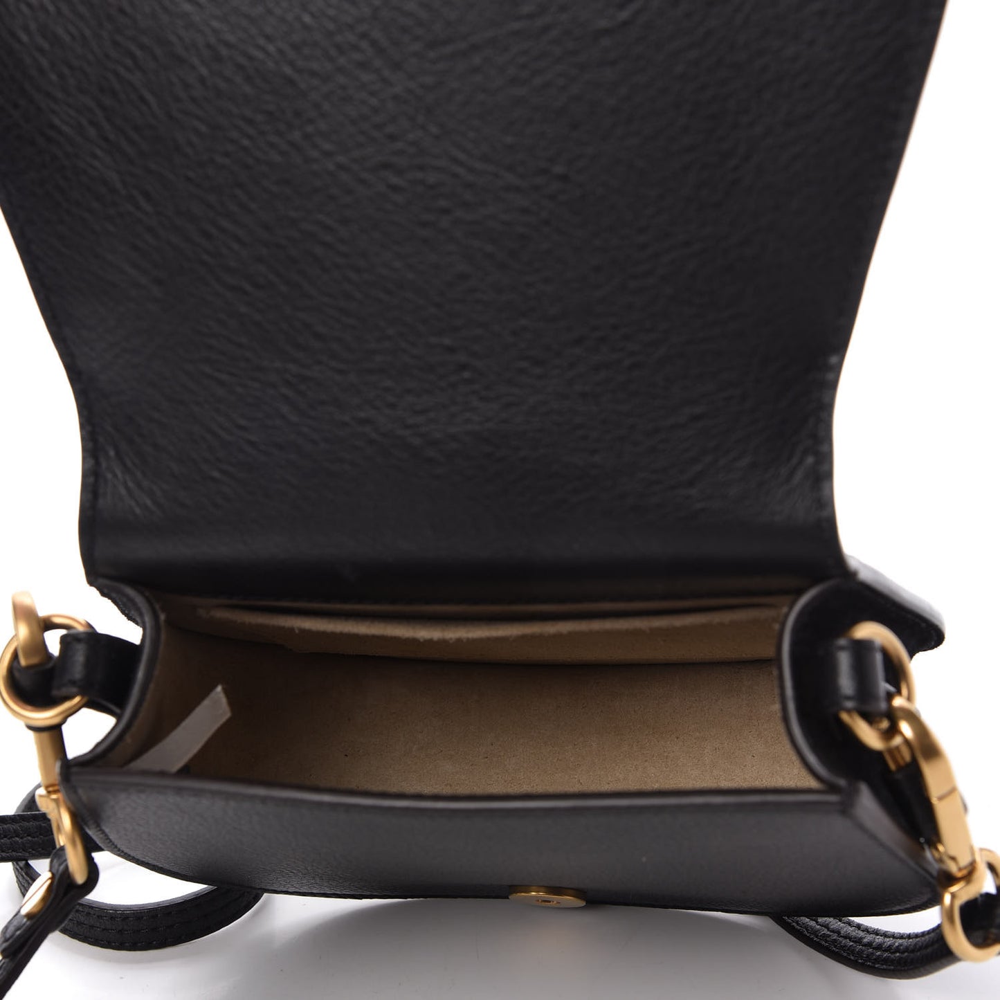 Calfskin Small Nile Bracelet Bag Black