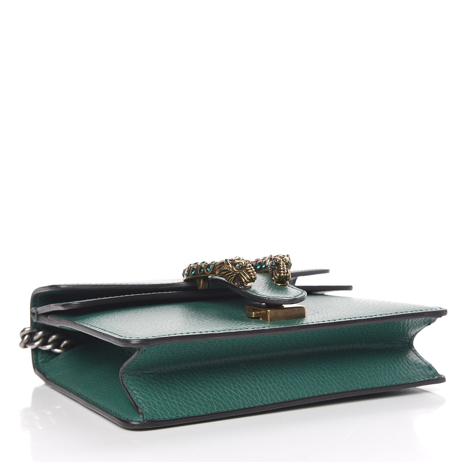 Gucci Calfskin Mini Dionysus Shoulder Bag Emerald 4 of 11