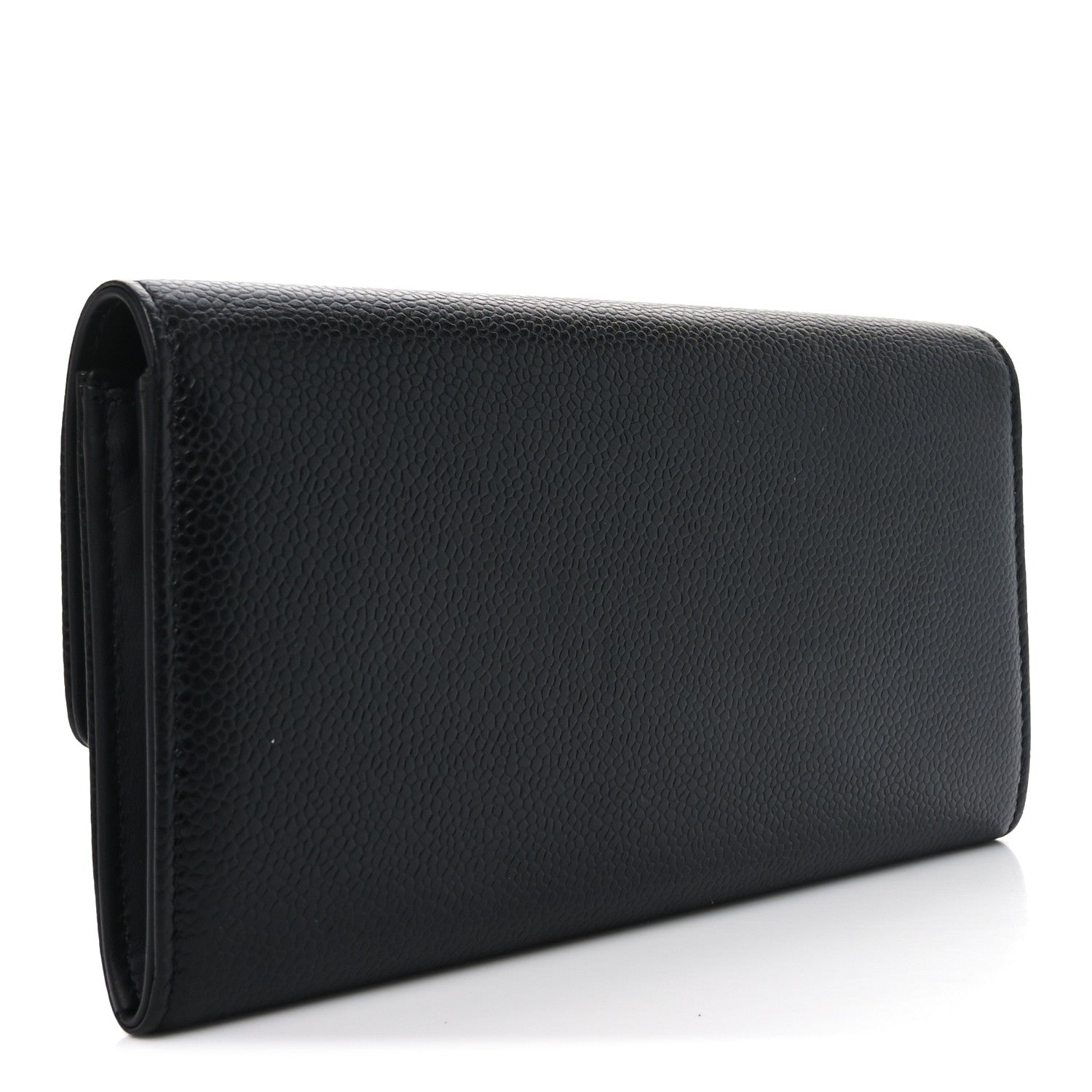 Chanel Caviar Timeless CC Large Gusset Flap Wallet Black 3 of 9