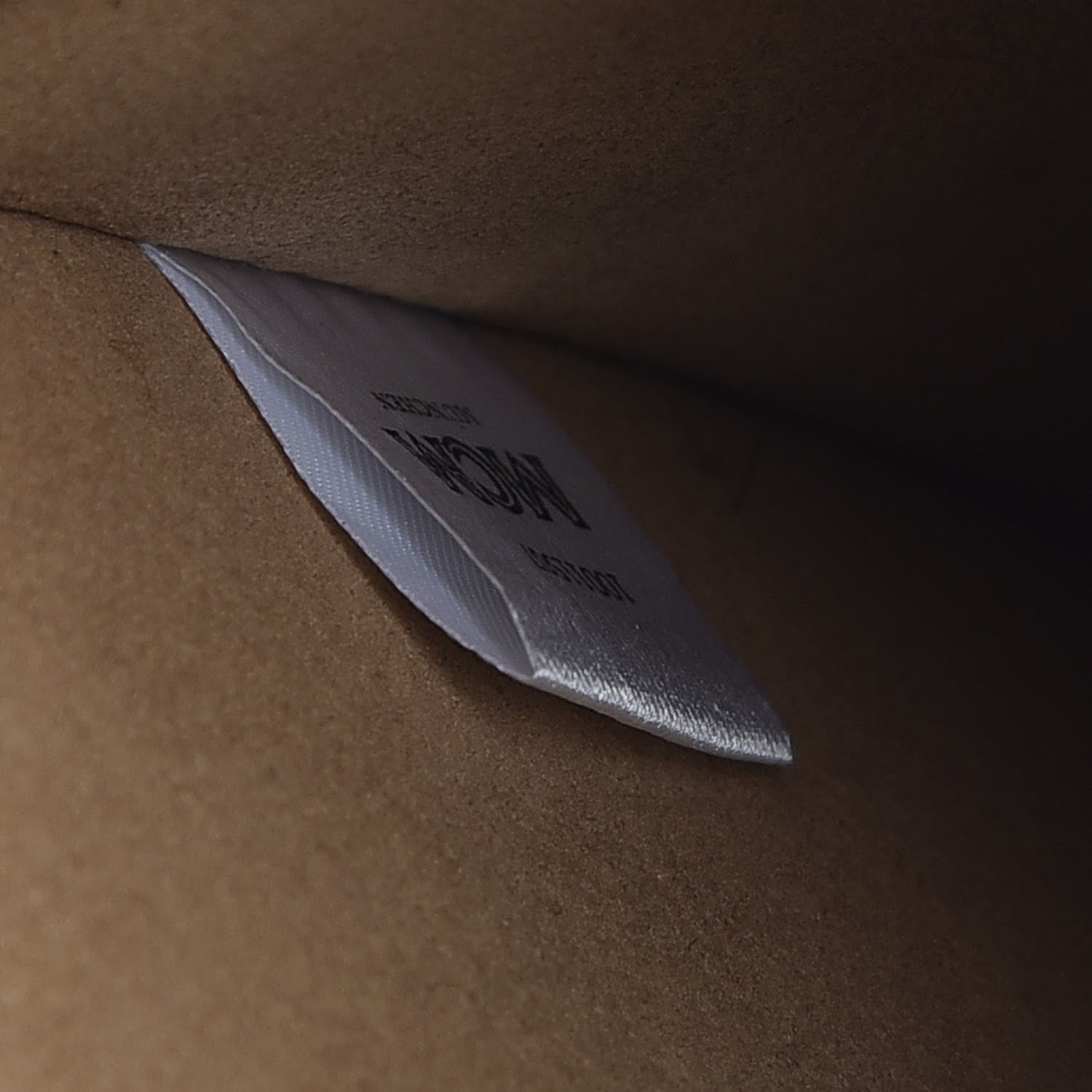 MCM Grained Calfskin Medium Milla Tote Phantom Grey 13 of 19