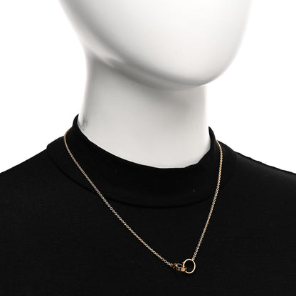 Cartier 18K Yellow Gold Interlocking LOVE Necklace 2 of 5