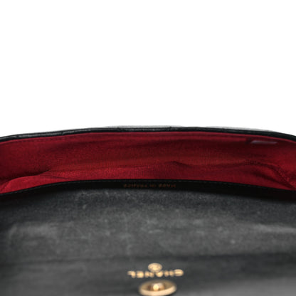 Chanel Goatskin Quilted Chanel 19 Glasses Case With Chain Black 5 of 10