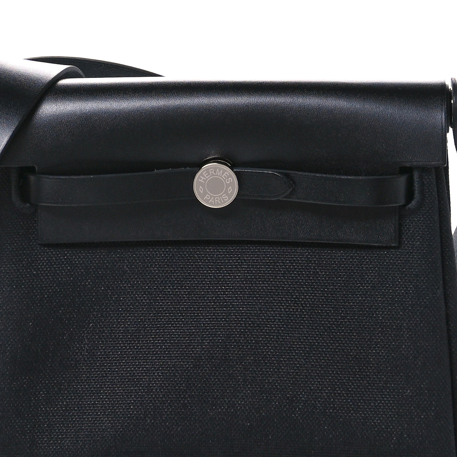 Hermes Military Toile Vache Hunter Herbag Zip Retourne 20 Black 7 of 10