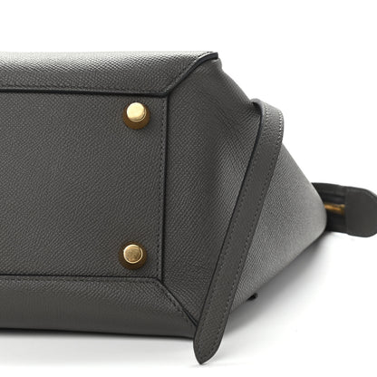 Celine Grained Calfskin Mini Belt Bag Grey 8 of 9