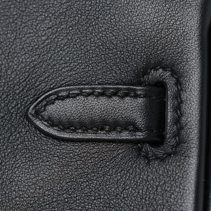 Hermes Swift Birkin 25 Black 12 of 34