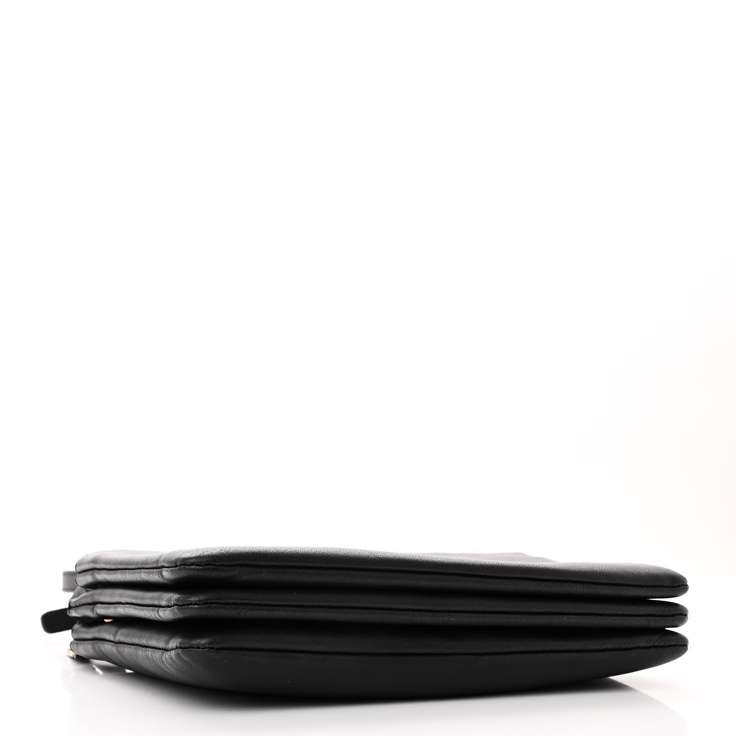 Celine Lambskin Small Trio Crossbody Bag Black 4 of 11