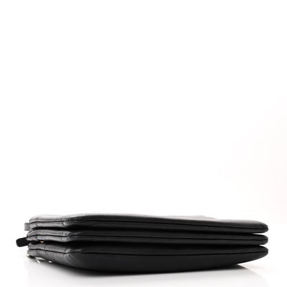 Celine Lambskin Small Trio Crossbody Bag Black 4 of 11