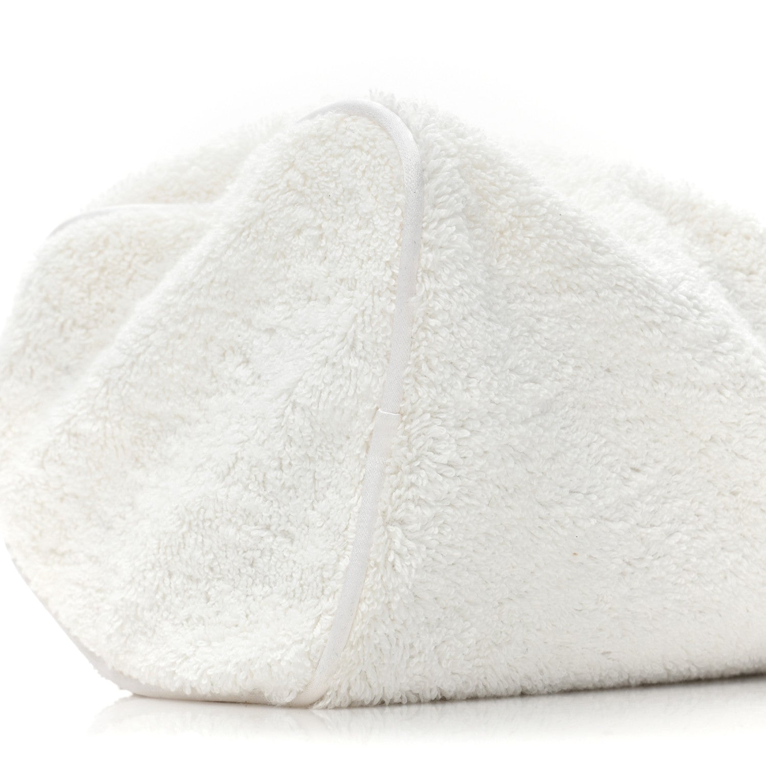 Chanel Terry Cloth Raffia CC Logo Thong Sandals 38 White 15 of 15