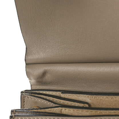 Chloe Calfskin Suede Medium Faye Shoulder Bag Motty Grey 13 of 13
