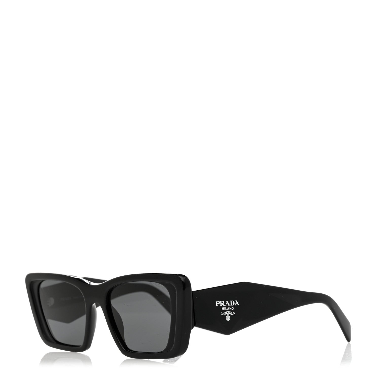 Prada Acetate Symbole Sunglasses SPR 08Y Black 1 of 9