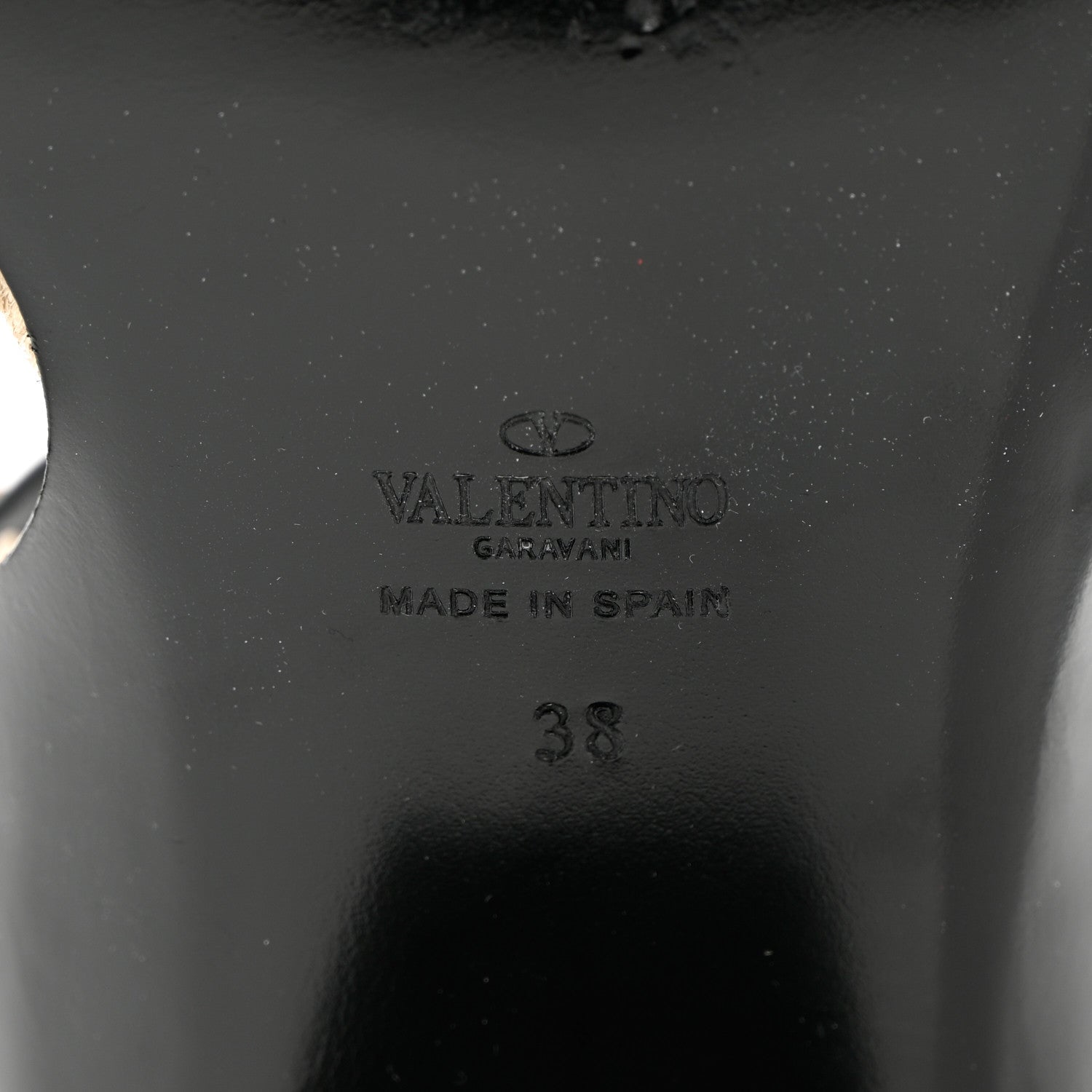 Valentino Garavani Calfskin Rockstud Ankle Strap Espadrille 10/60mm Sandals 38 Black 8 of 12