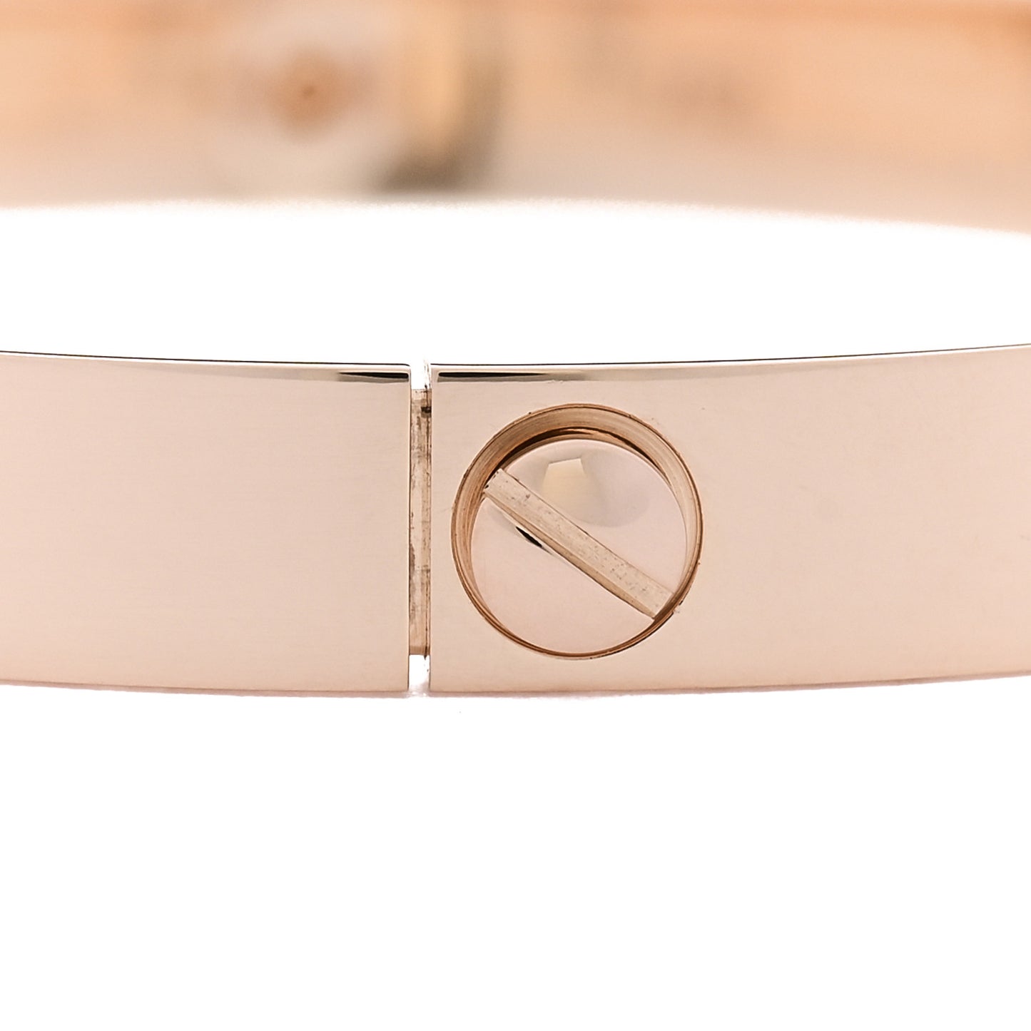 18K Pink Gold 4 Diamond LOVE Bracelet 16
