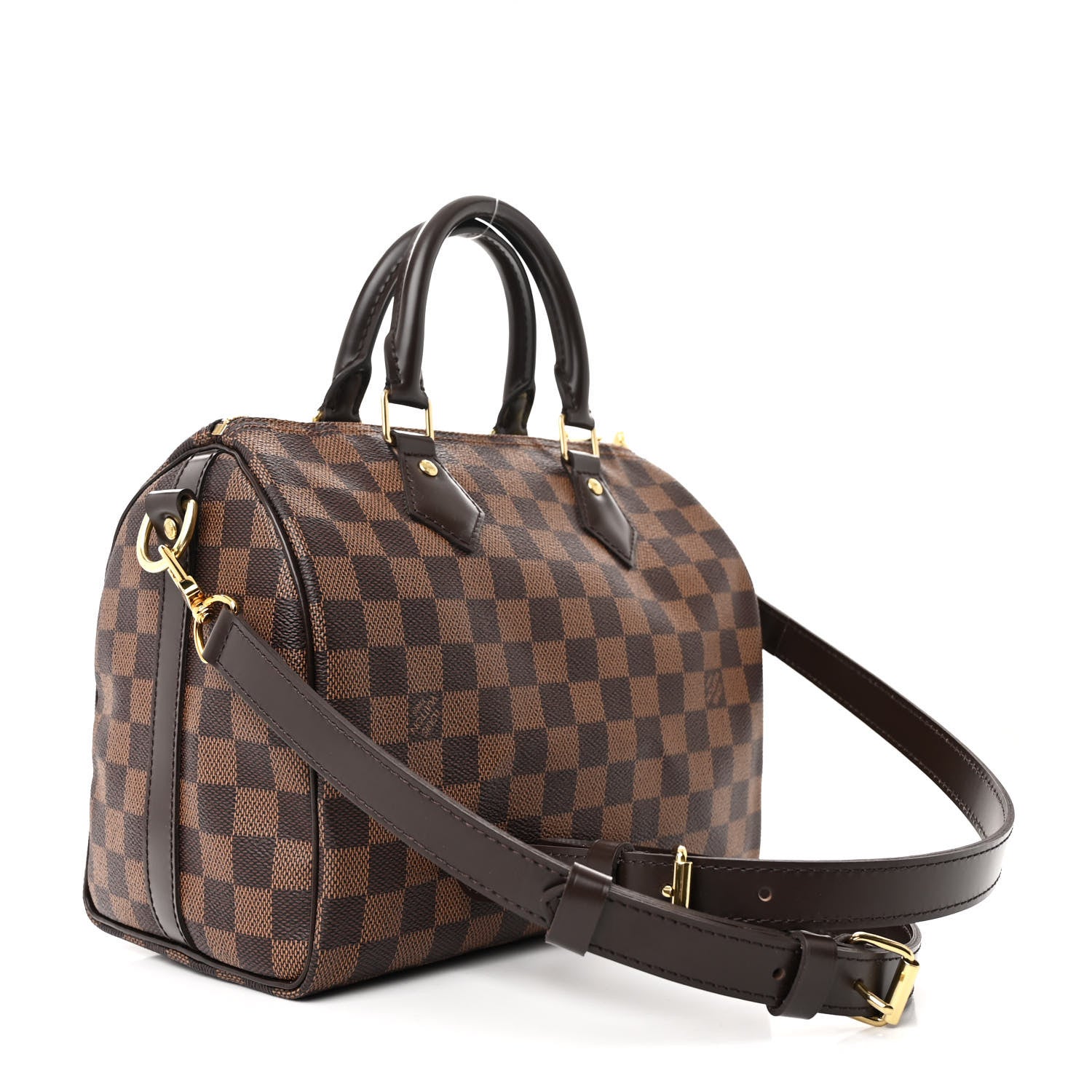 Louis Vuitton Damier Ebene Speedy Bandouliere 25 3 of 10