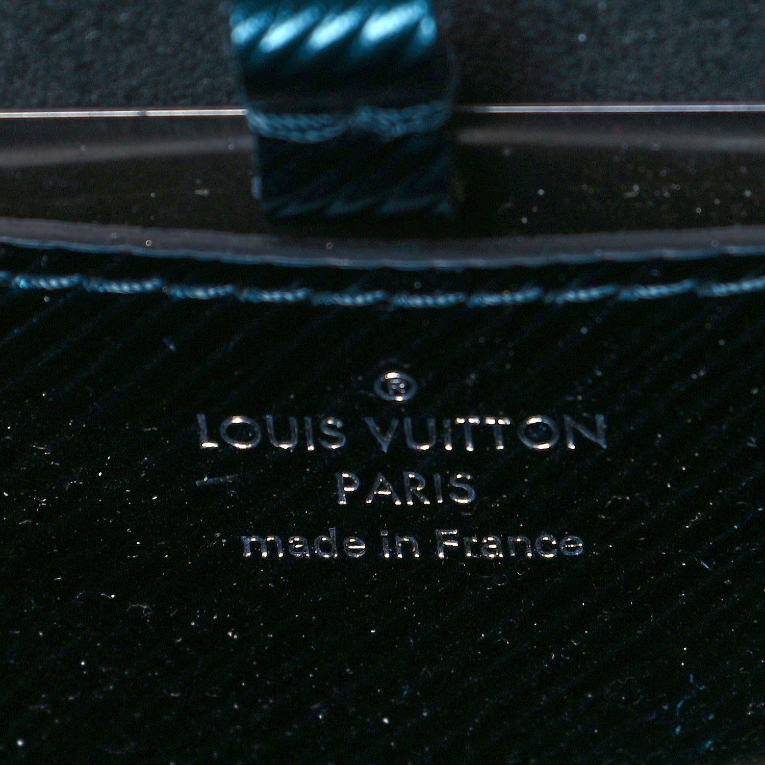 Louis Vuitton Epi Twist Scarabeo Shoulder Bag MM Blue Boreale 5 of 8