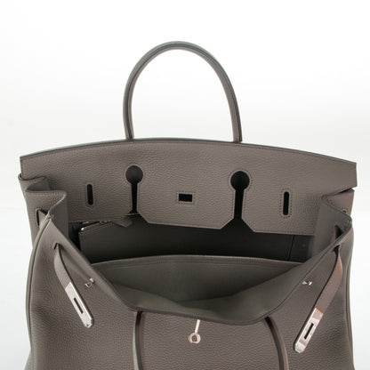 Hermes Taurillon Clemence Birkin 40 Etain 24 of 26