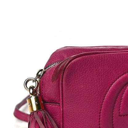 Gucci Cellarius Calfskin Small Soho Disco Bag Bright Bouganville 19 of 33
