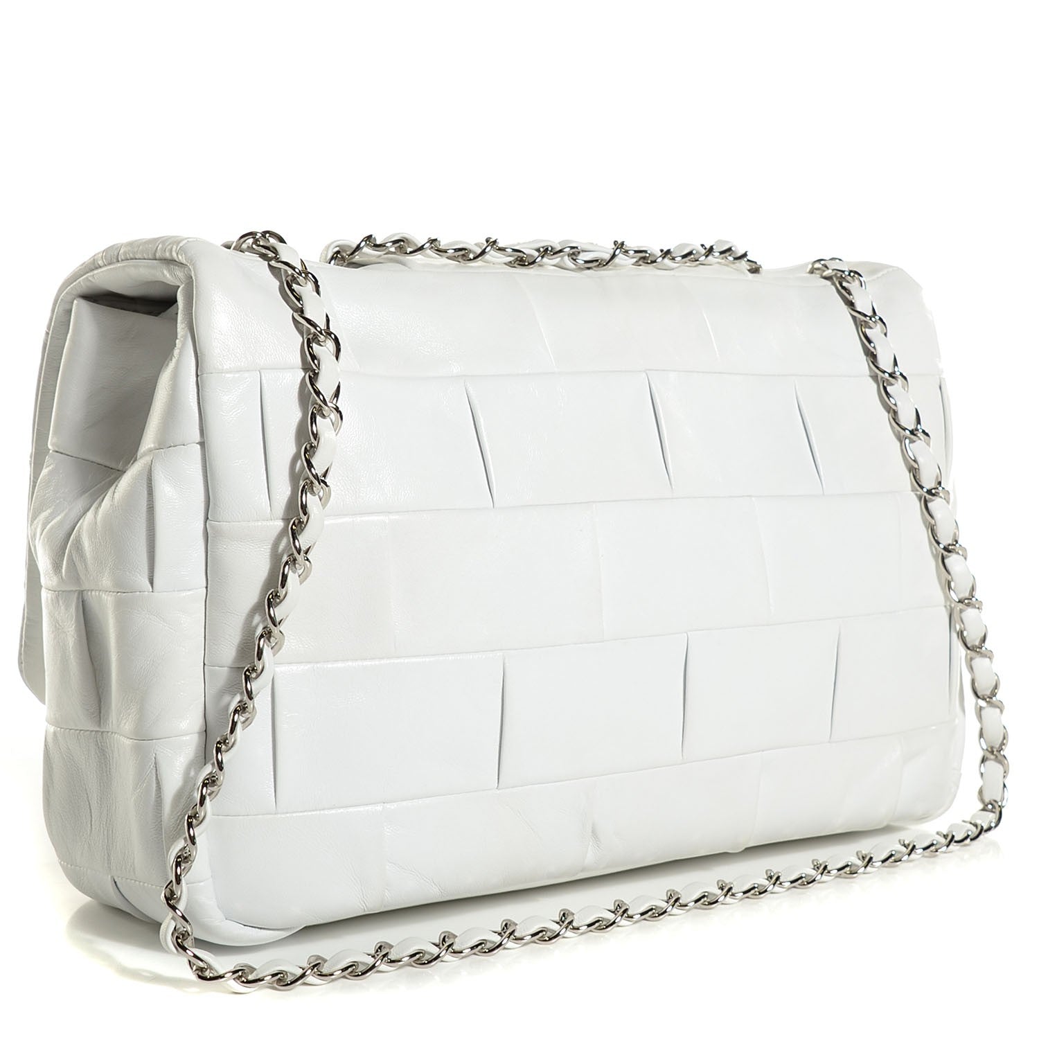 Chanel Lambskin Igloo Single Flap White 3 of 9