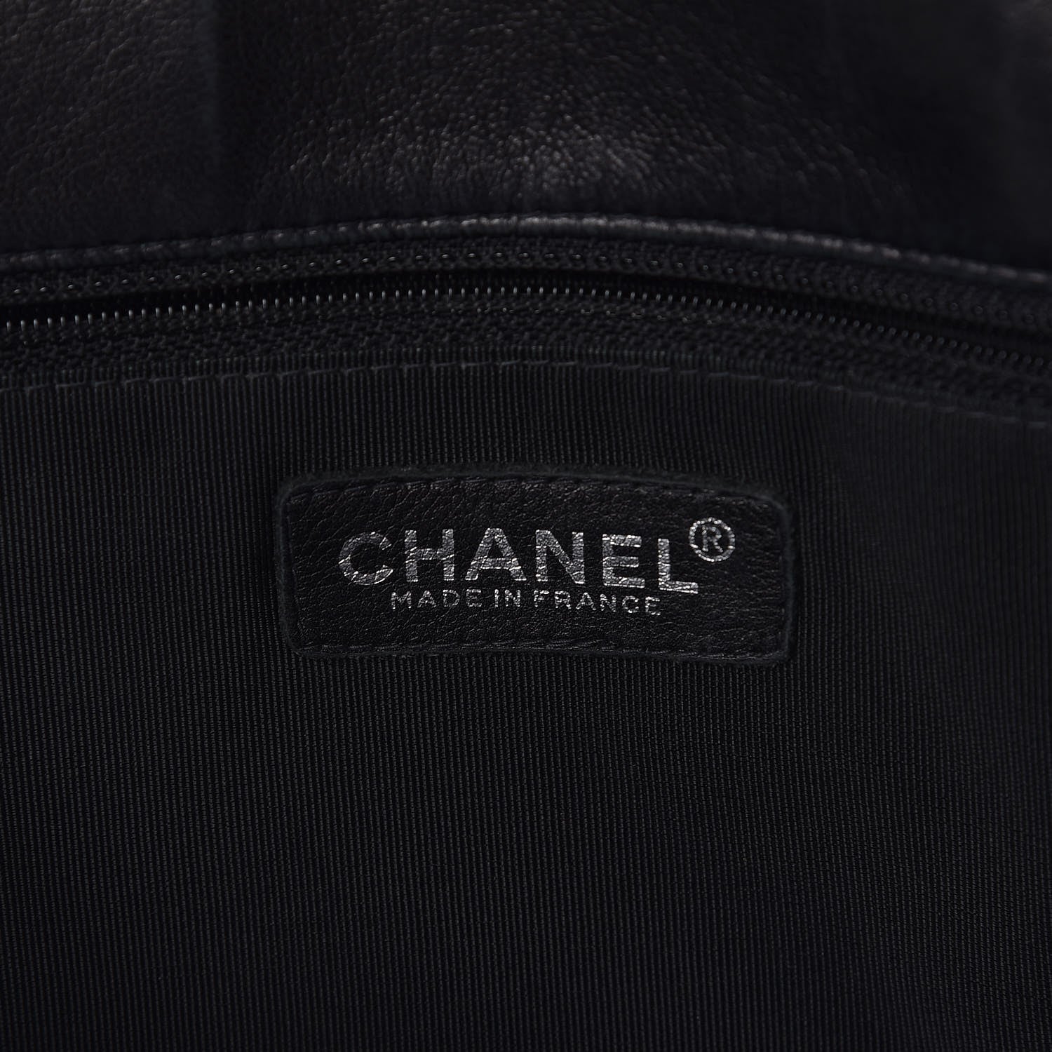 Chanel Lambskin Horizontal Quilt Mademoiselle Flap Black 8 of 10