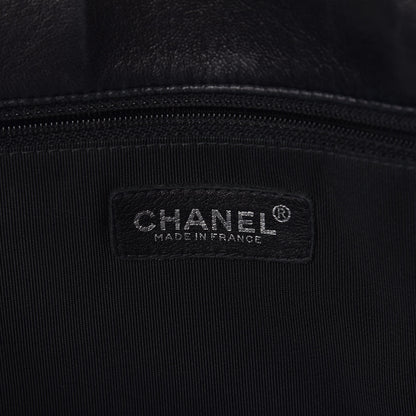 Chanel Lambskin Horizontal Quilt Mademoiselle Flap Black 8 of 10