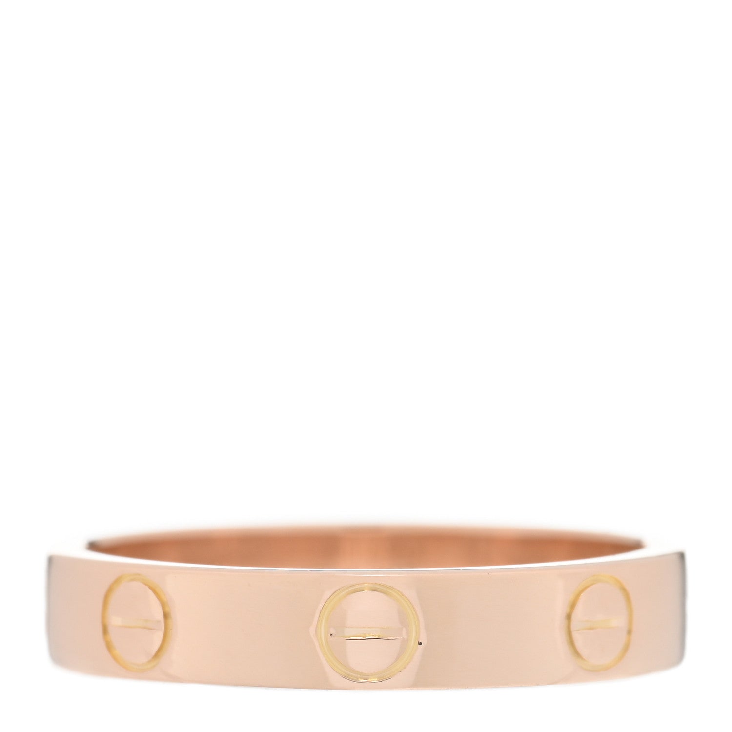 Cartier 18K Pink Gold 3.5mm LOVE Wedding Band Ring 51 5.75 3 of 4