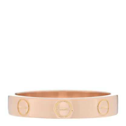 Cartier 18K Pink Gold 3.5mm LOVE Wedding Band Ring 51 5.75 3 of 4