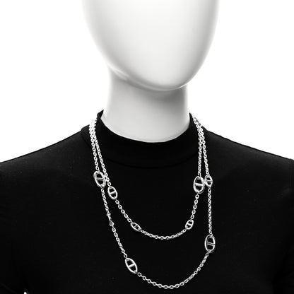 Hermes Sterling Silver Farandole Necklace 120 2 of 5