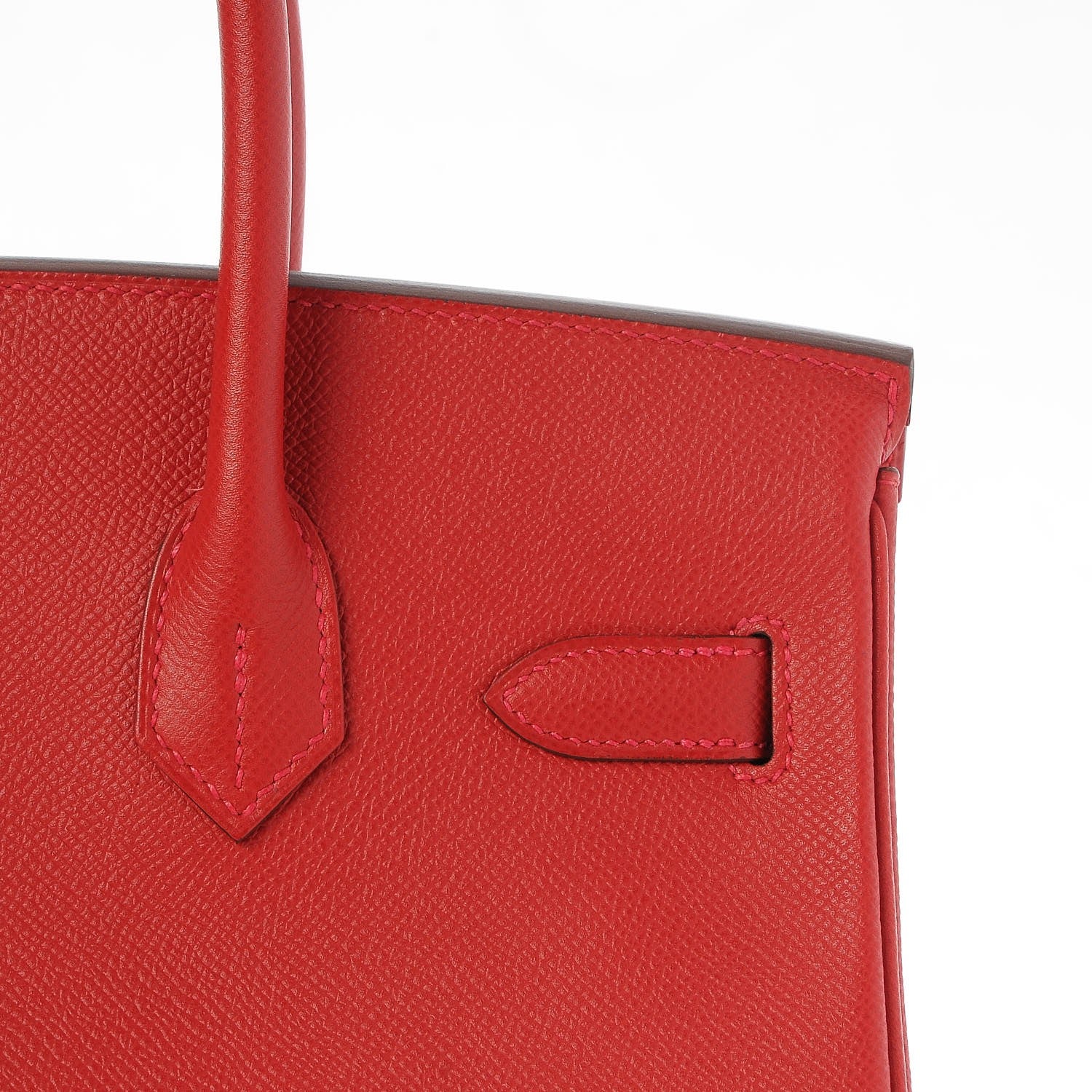 Hermes Epsom Birkin 30 Rouge Casaque 32 of 35