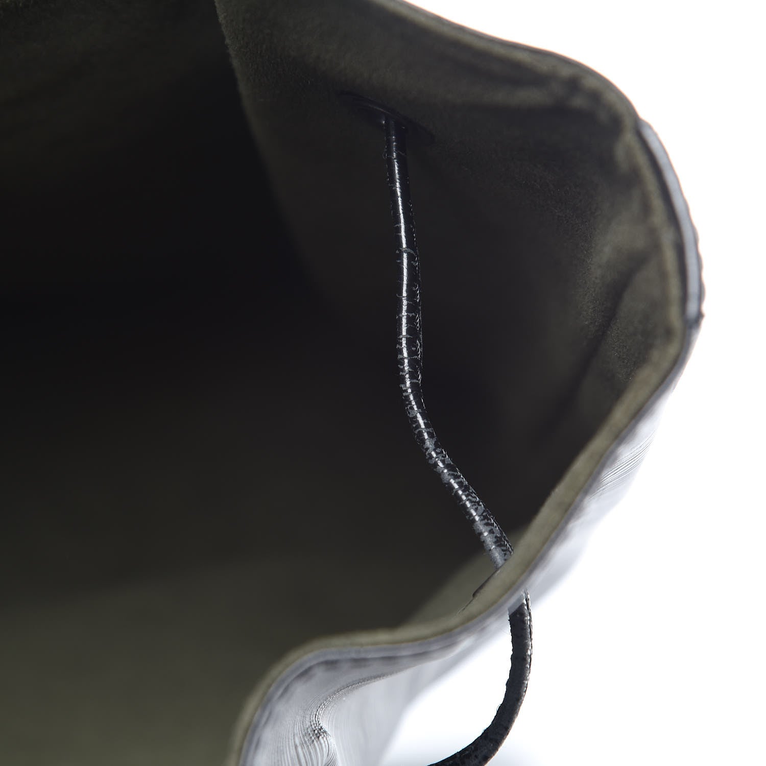 Louis Vuitton Epi Sac a Dos Drawstring Bag Black 8 of 14